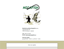 Tablet Screenshot of megafish.cz